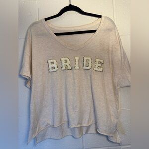 Aerie Short Sleeve “Bride” Shirt